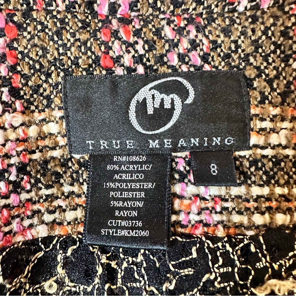 True Meaning Tweed Texture Blazer - Picture 8 of 9